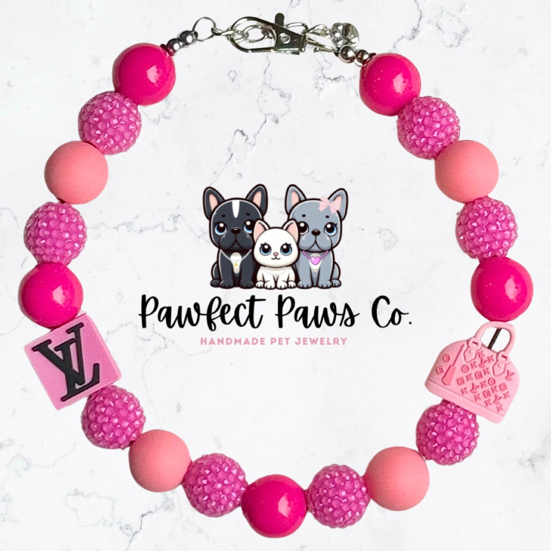 Boujee One Custom Beaded Dog/Cat Collar Necklace!