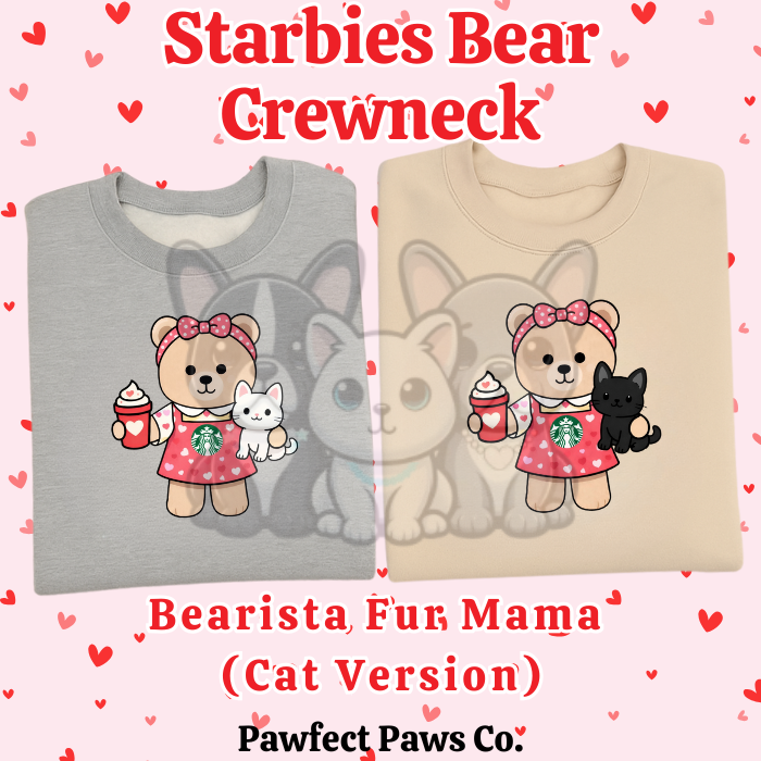 Starbies Cat Mama Crewneck