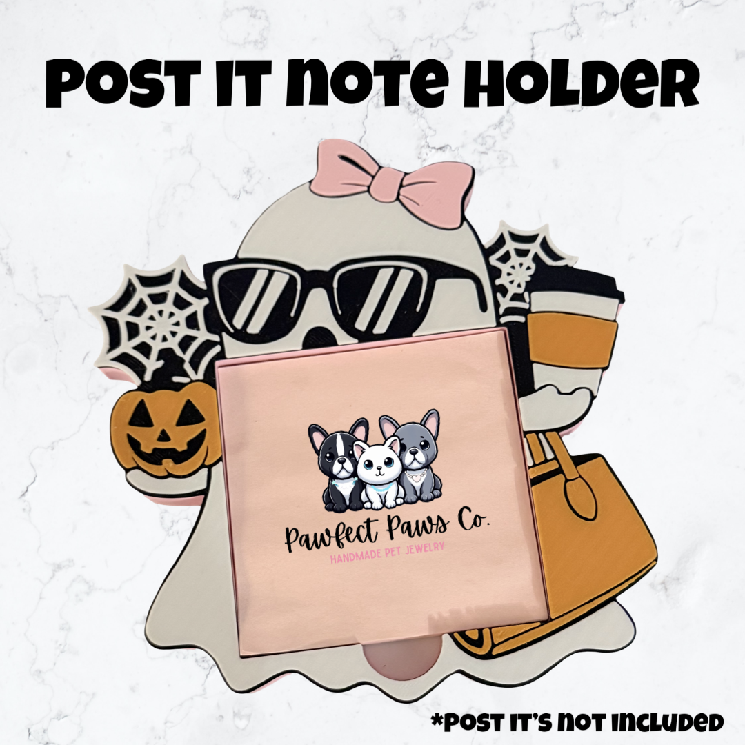 Boojee Ghost Post it Note Holder
