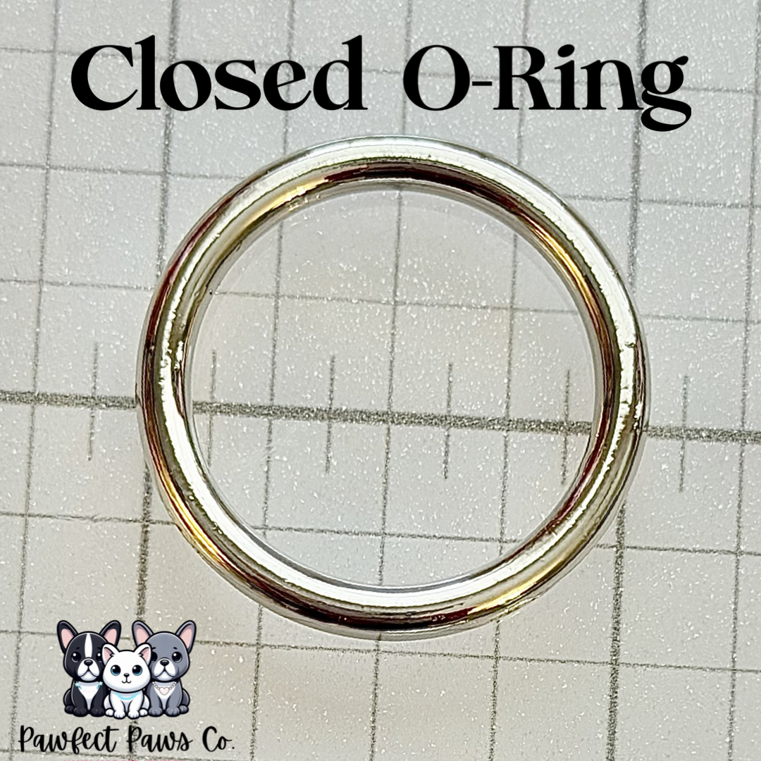 Choose O-Ring (Spring clasp or closed). ADD ON: Collar Strength Upgrade