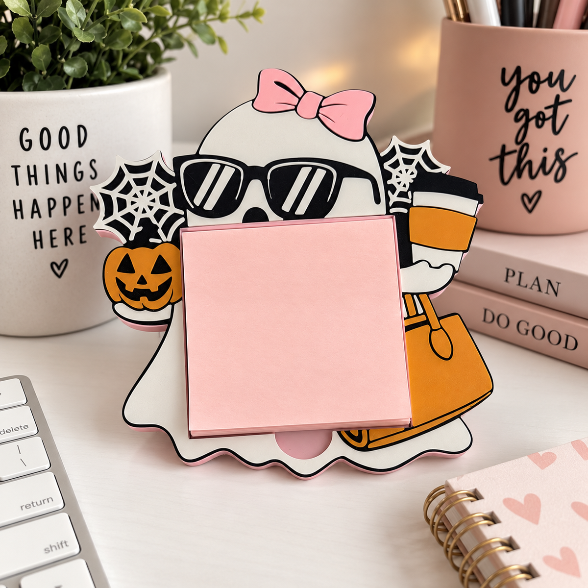 Boojee Ghost Post it Note Holder