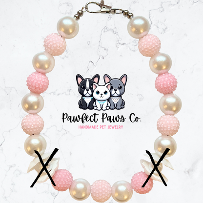 Pearl Cove* Custom Sparkle Beaded Dog/Cat Collar Necklace!
