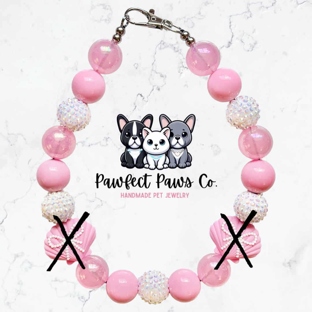 Coquette Cove* Custom Sparkle Beaded Dog/Cat Collar Necklace!