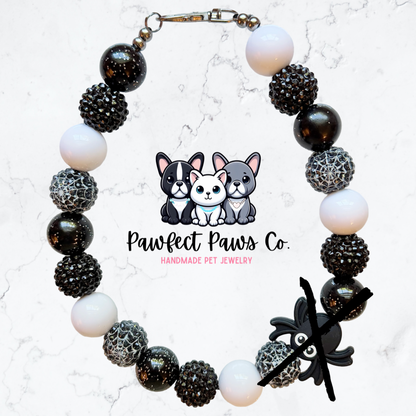 Creepy Crawler* Halloween Custom Beaded Dog/Cat Necklace!