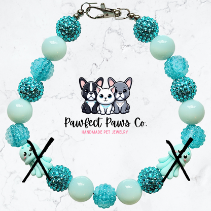 Don’t Be Jelly* Custom Sparkle Beaded Dog/Cat Collar Necklace!