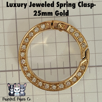 Choose O-Ring (Spring clasp or closed). ADD ON: Collar Strength Upgrade