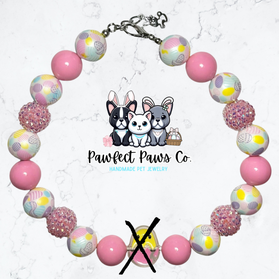 ¡Collar para perro o gato con cuentas So EGGstra*!