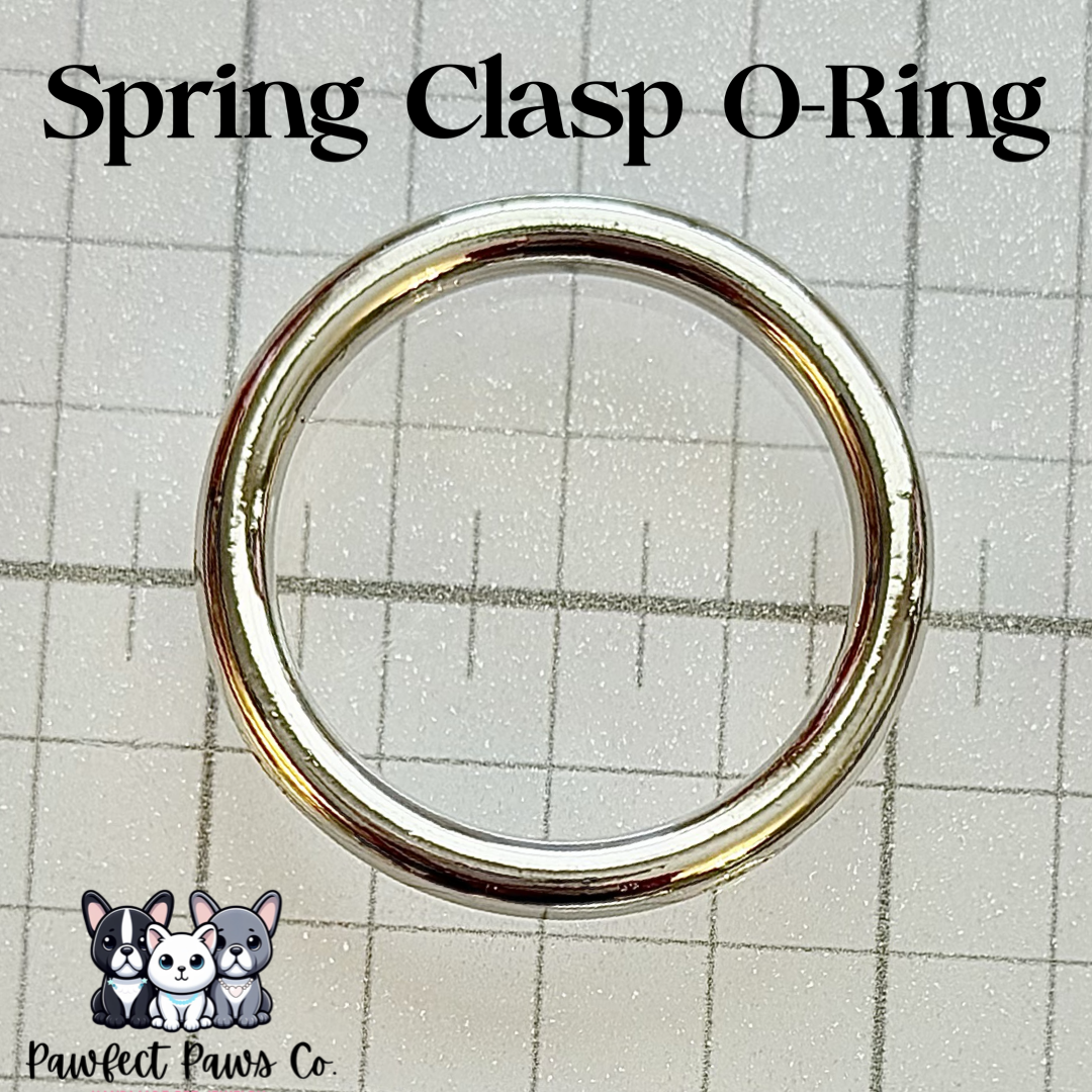 Choose O-Ring (Spring clasp or closed). ADD ON: Collar Strength Upgrade