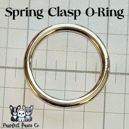 Choose O-Ring (Spring clasp or closed). ADD ON: Collar Strength Upgrade