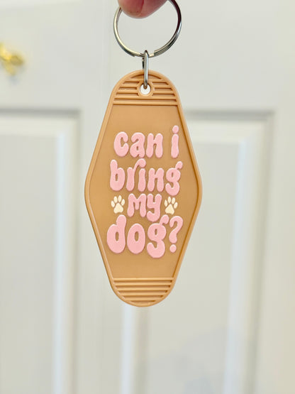 Cute & Fun Customizable Motel Keychain!