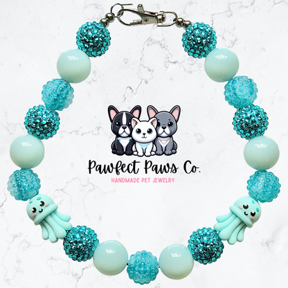 Don’t Be Jelly* Custom Sparkle Beaded Dog/Cat Collar Necklace!