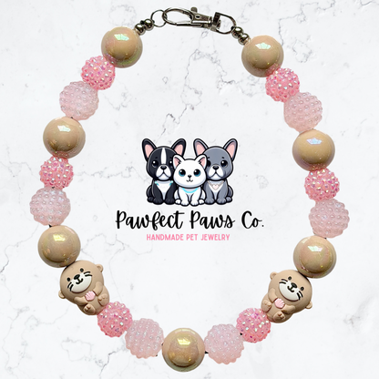 Shell Collector* Custom Sparkle Beaded Dog/Cat Collar Necklace!
