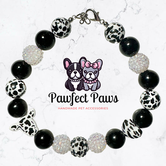Udderly in Love * ¡Collar de cuentas personalizado para perro o gato!