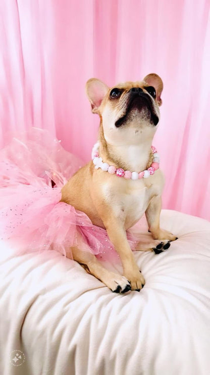 Moo-vie Star* Custom Beaded Dog/Cat Collar Necklace!
